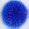 large silver fox fur pom pom wholesale